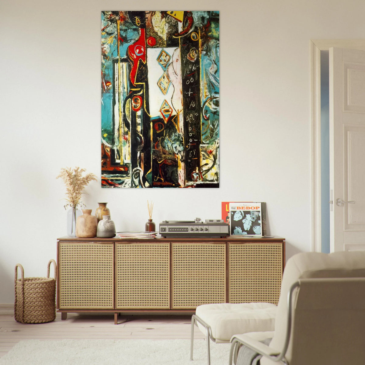 MALE AND FEMALE Poster | Jackson Pollock Poster | Jackson Pollock Store
