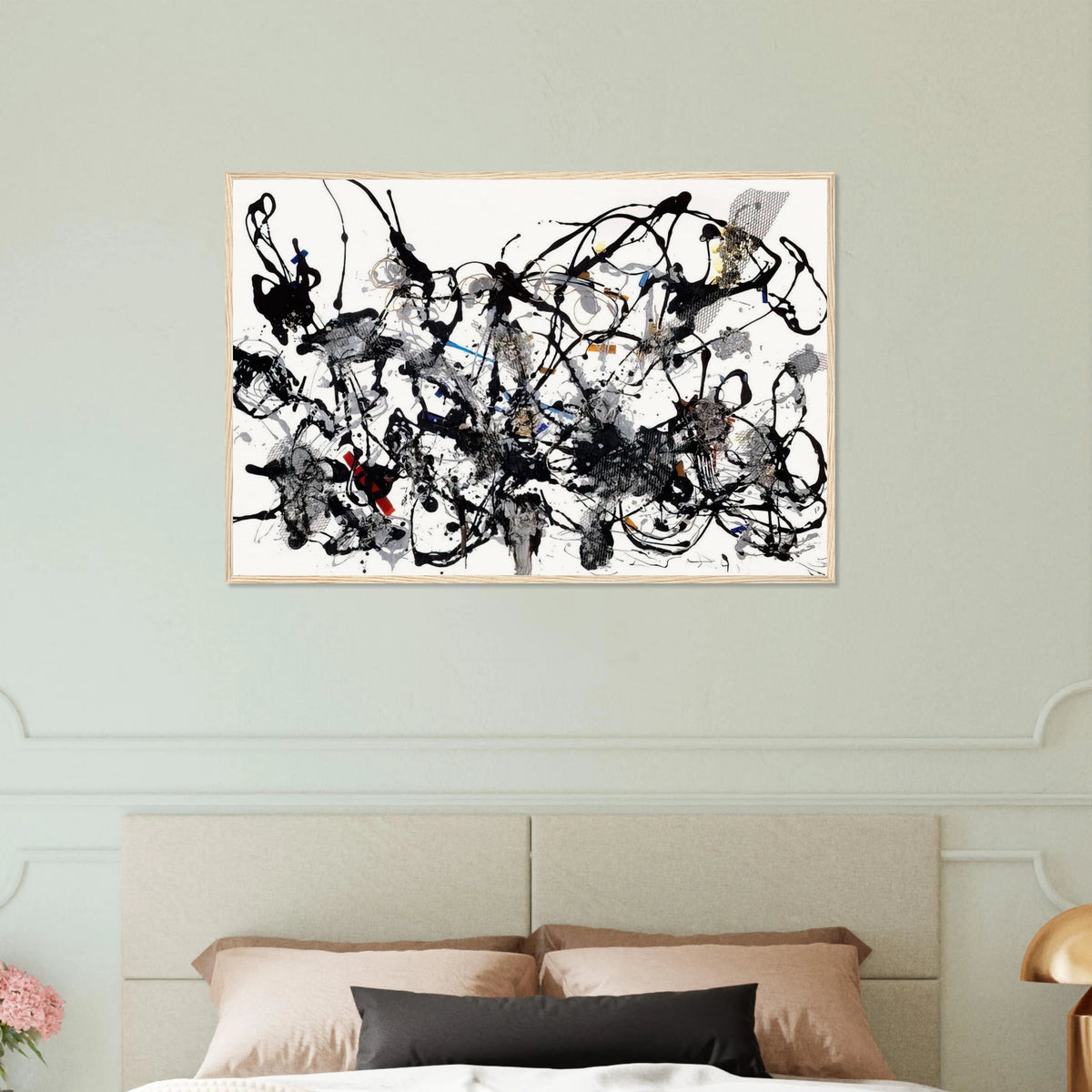 NUMBER 29 1950 Framed Poster | Jackson Pollock Framed Prints Wall Art | Jackson Pollock Store