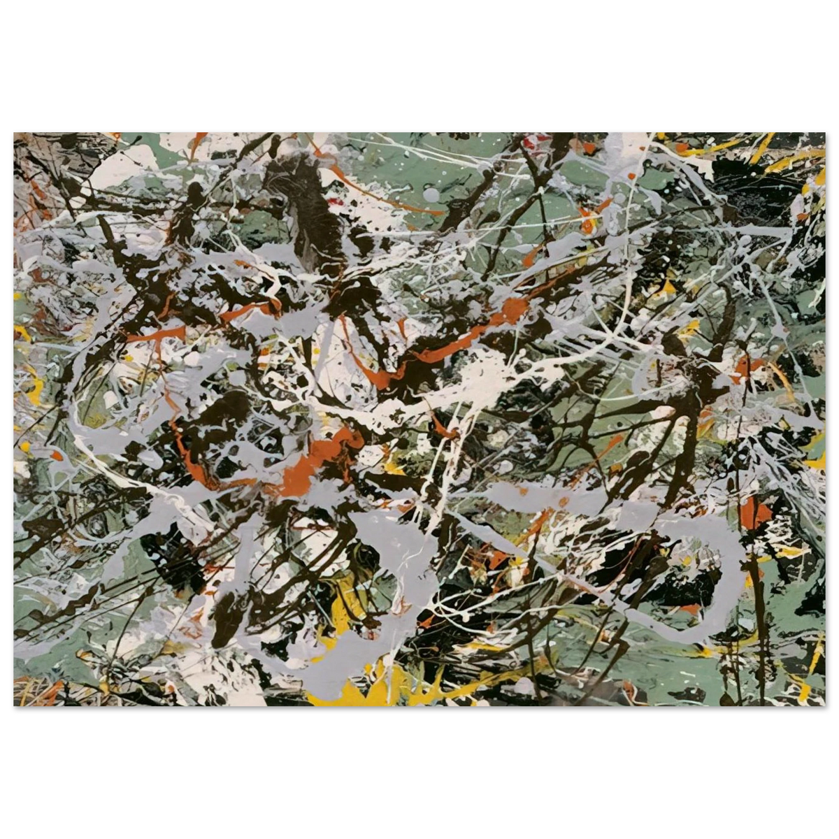UNTITLED GREEN SILVER 1949 Poster | Jackson Pollock Poster | Jackson Pollock Store