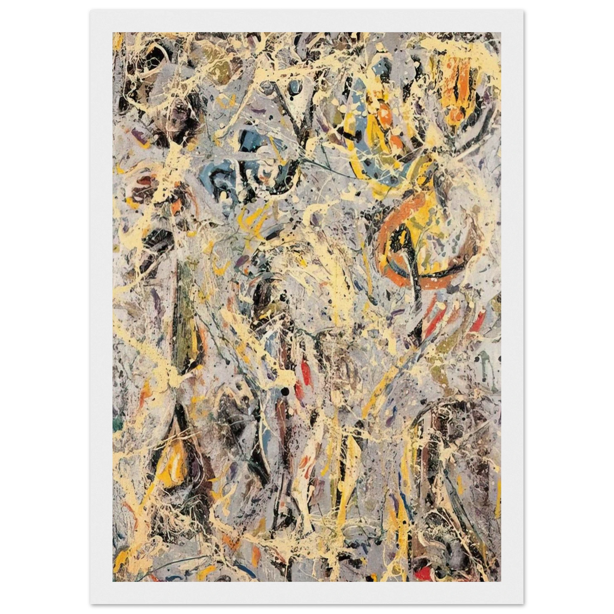 GALAXY 1947 Framed Poster | Jackson Pollock Framed Prints Wall Art | Jackson Pollock Store