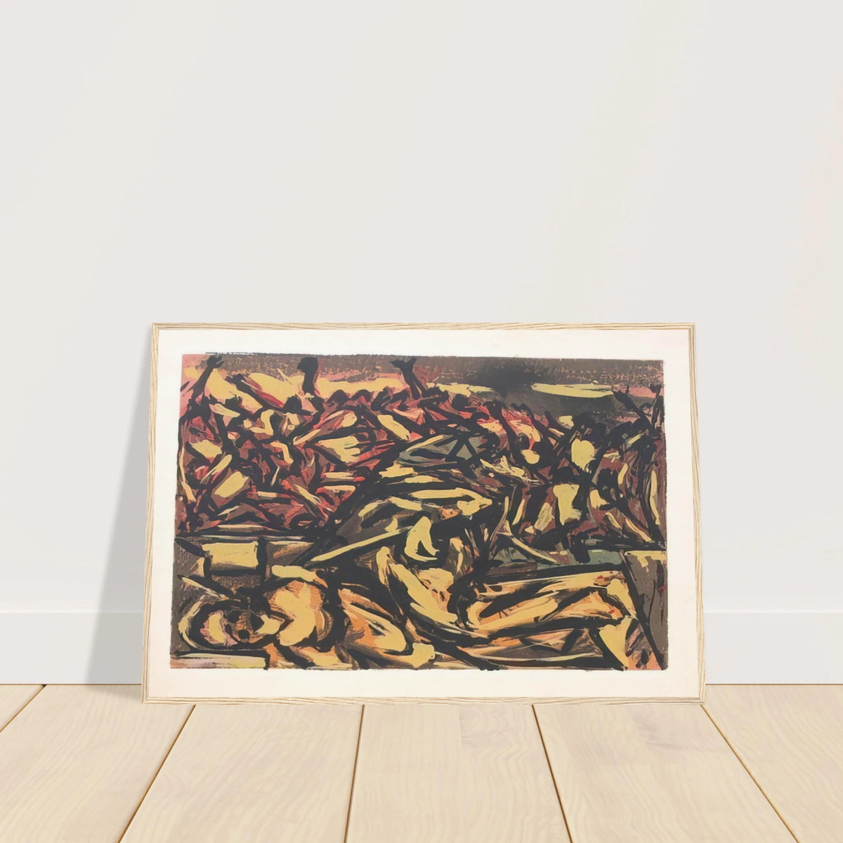 UNTITLED 1941 1 Framed Poster | Jackson Pollock Framed Prints Wall Art | Jackson Pollock Store