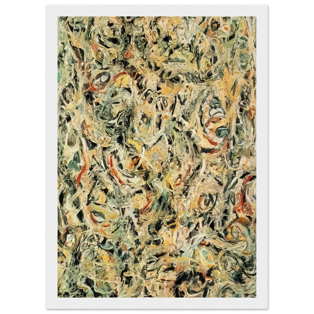 EYES IN THE HEAT 1946 Framed Poster | Jackson Pollock Framed Prints Wall Art | Jackson Pollock Store