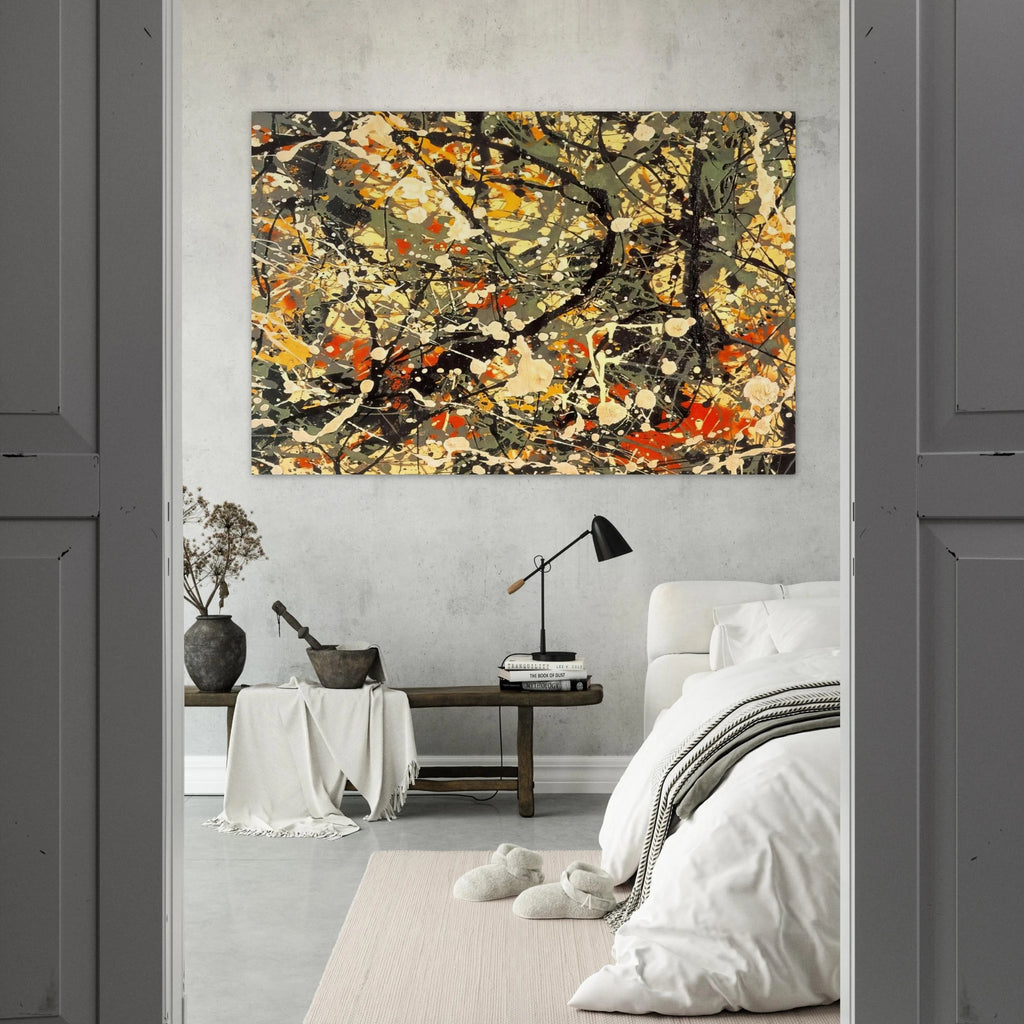 NUMBER 8 DETAIL Poster | Jackson Pollock Poster | Jackson Pollock Store