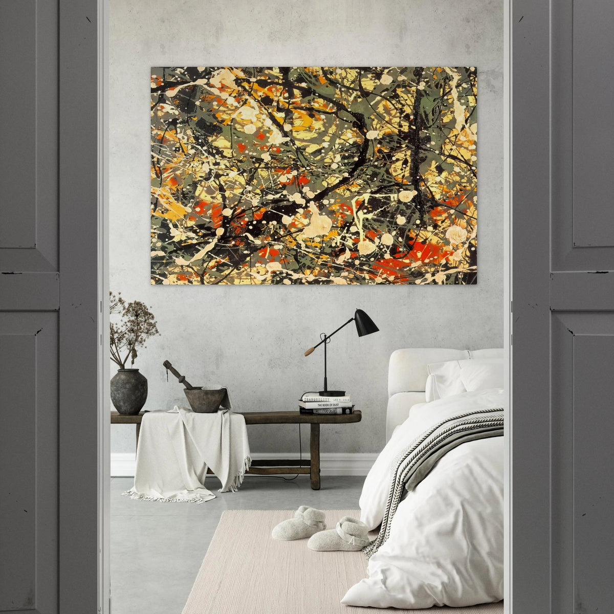 NUMBER 8 DETAIL Poster | Jackson Pollock Poster | Jackson Pollock Store