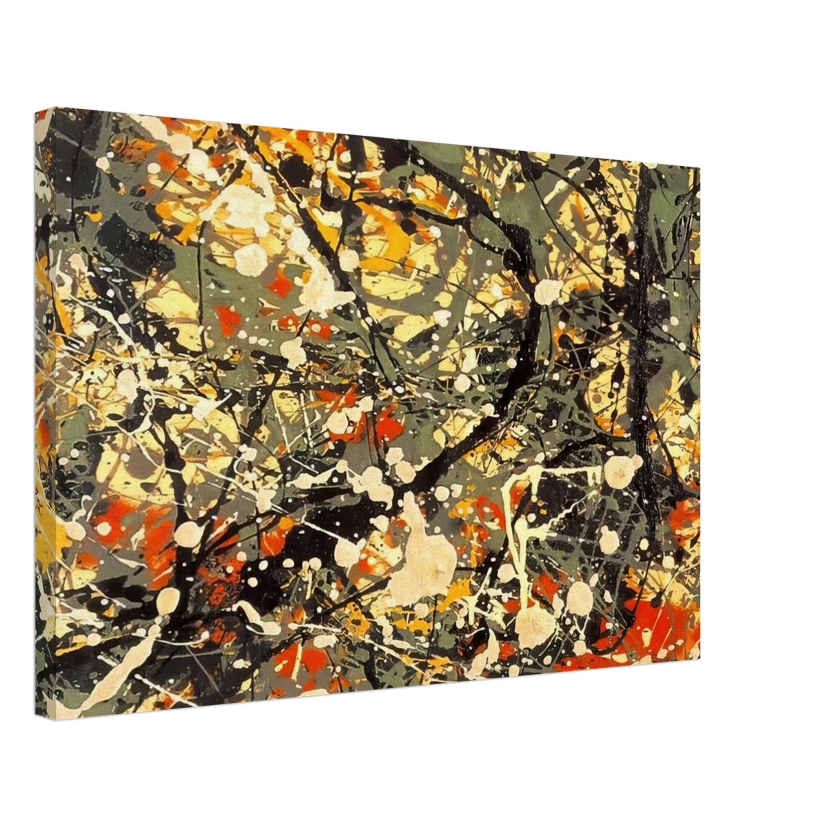 NUMBER 8 DETAIL Canvas | Jackson Pollock Canvas | Jackson Pollock Store