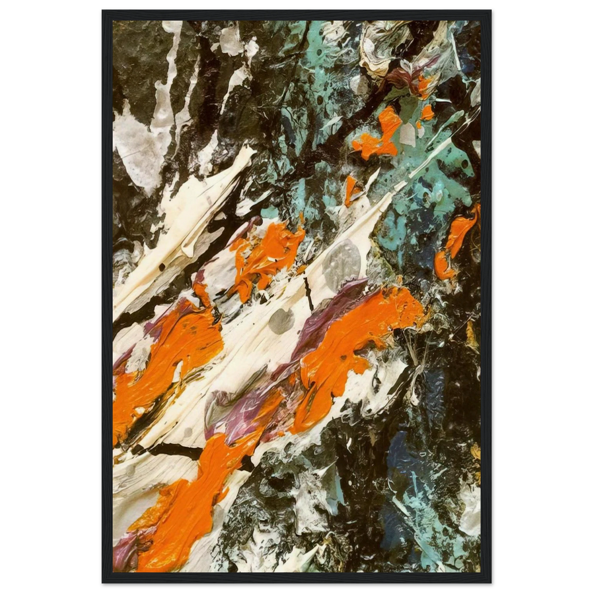 FULL FATHOM FIVE Framed Poster | Jackson Pollock Framed Prints Wall Art | Jackson Pollock Store