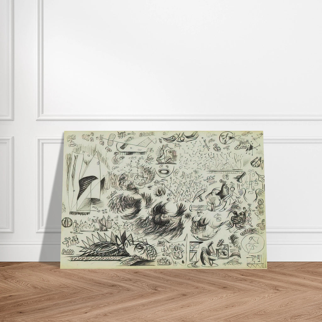 SHEET OF STUDIES 1941 Poster | Jackson Pollock Poster | Jackson Pollock Store