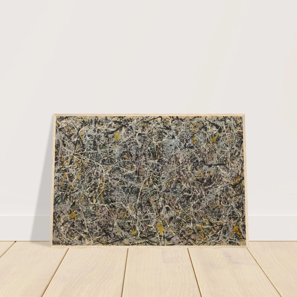 NUMBER 1 Framed Poster | Jackson Pollock Framed Prints Wall Art | Jackson Pollock Store
