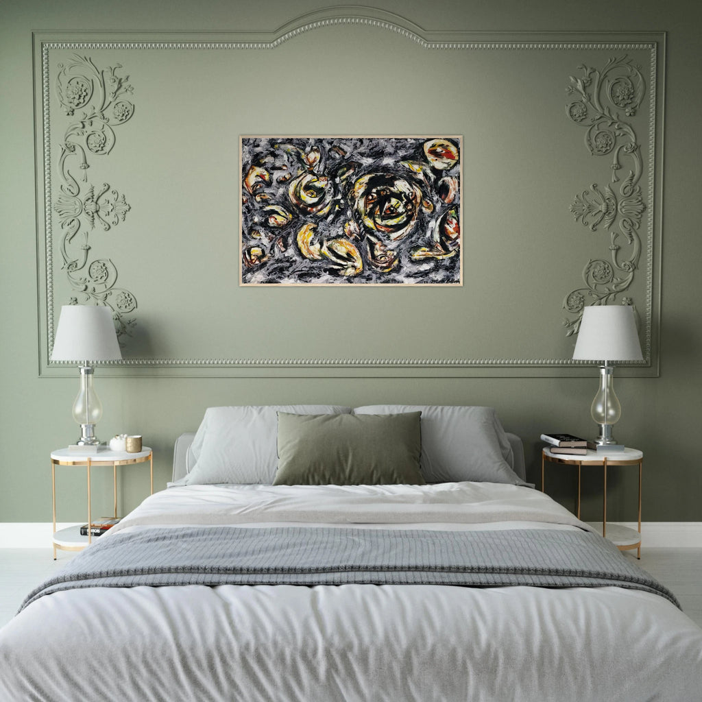OCEAN GREYNESS 1953 Framed Poster | Jackson Pollock Framed Prints Wall Art | Jackson Pollock Store