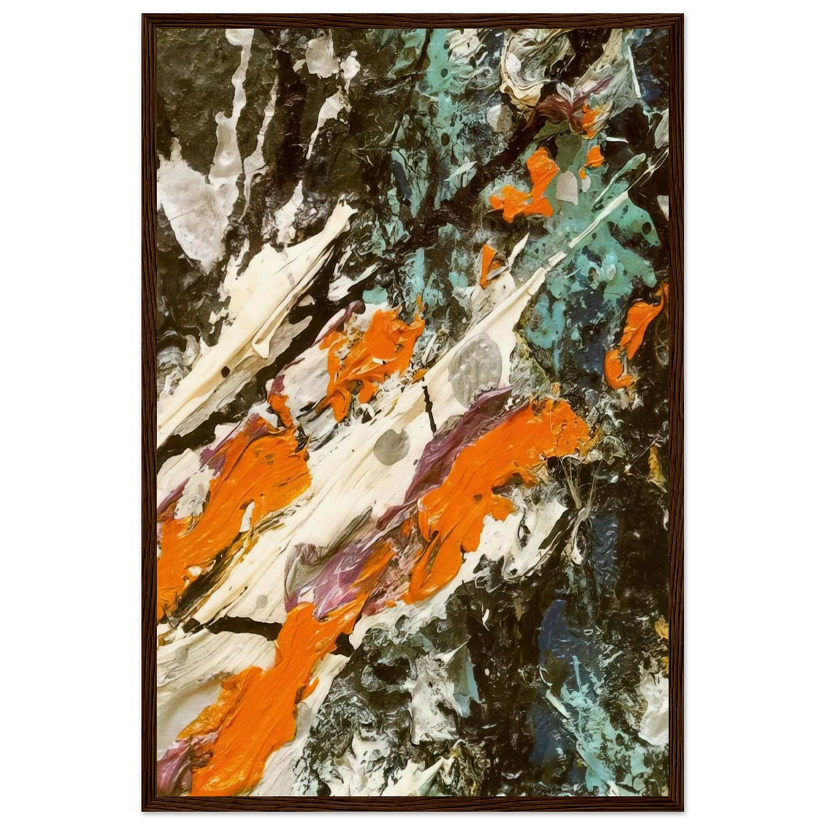 FULL FATHOM FIVE Framed Poster | Jackson Pollock Framed Prints Wall Art | Jackson Pollock Store