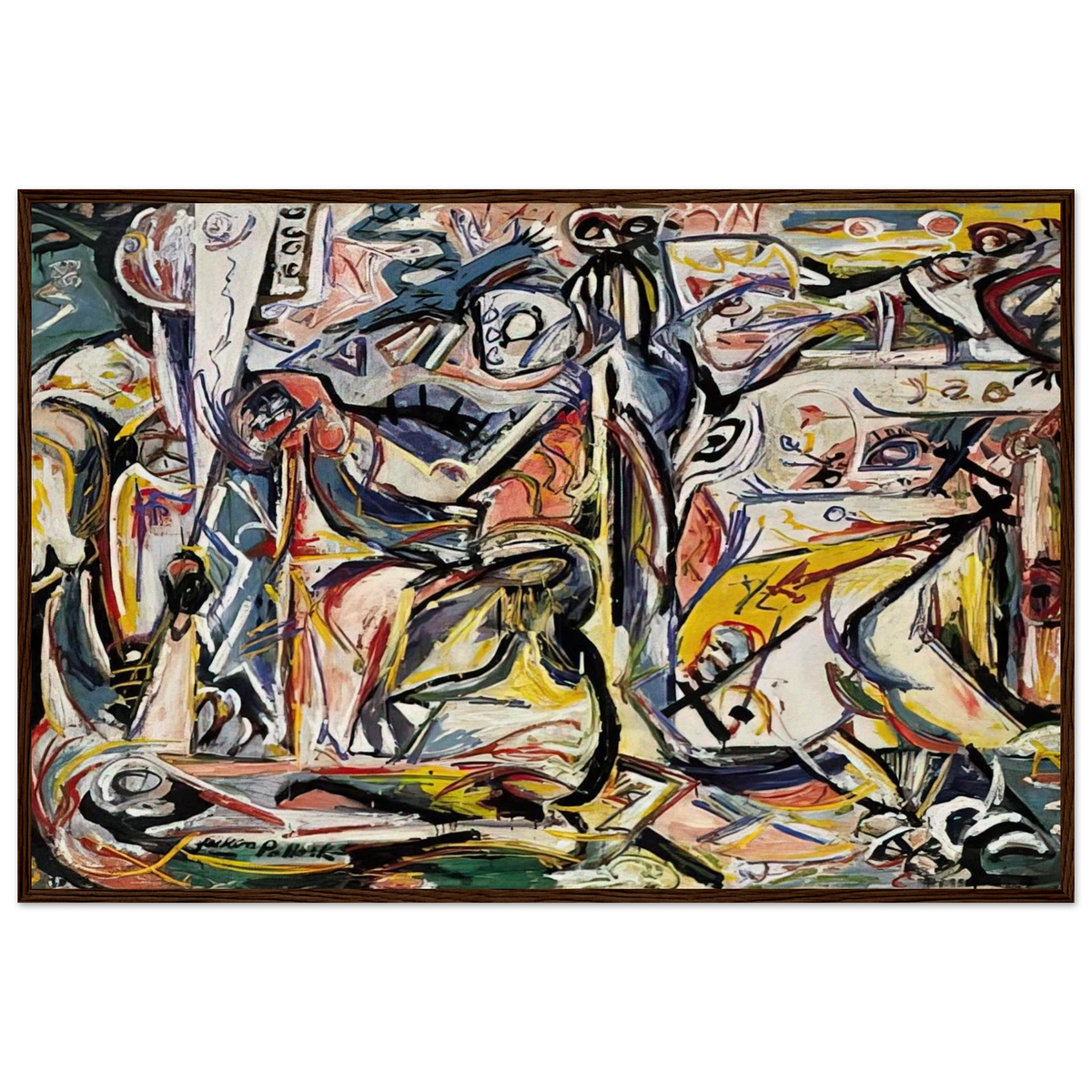 CIRCUMCISION JANUARY 1946 1 Framed Poster | Jackson Pollock Framed Prints Wall Art | Jackson Pollock Store
