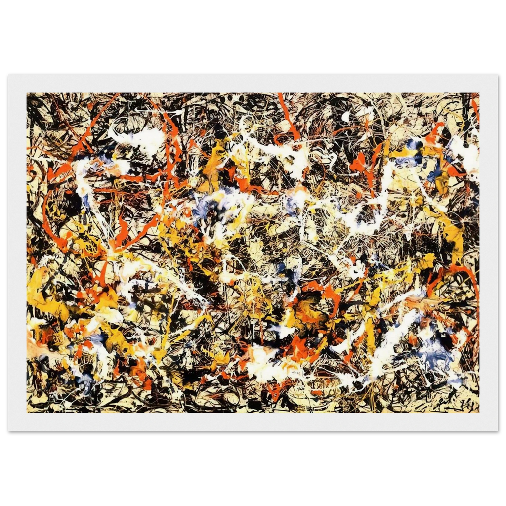 CONVERGENCE 1952 Framed Poster | Jackson Pollock Framed Prints Wall Art | Jackson Pollock Store