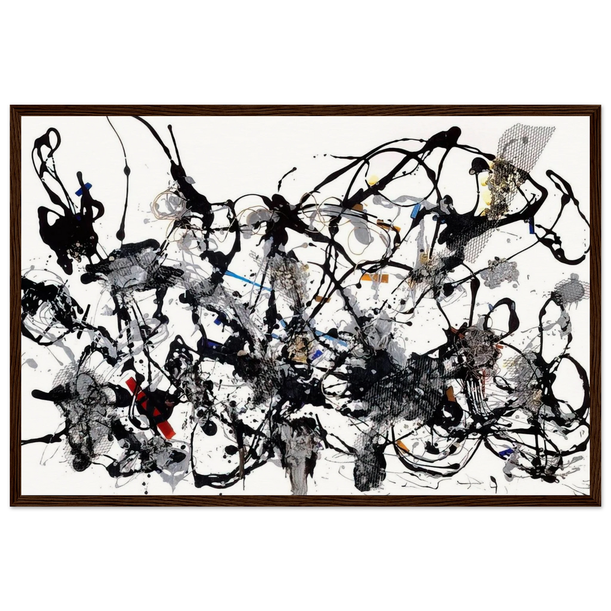 NUMBER 29 1950 Framed Poster | Jackson Pollock Framed Prints Wall Art | Jackson Pollock Store
