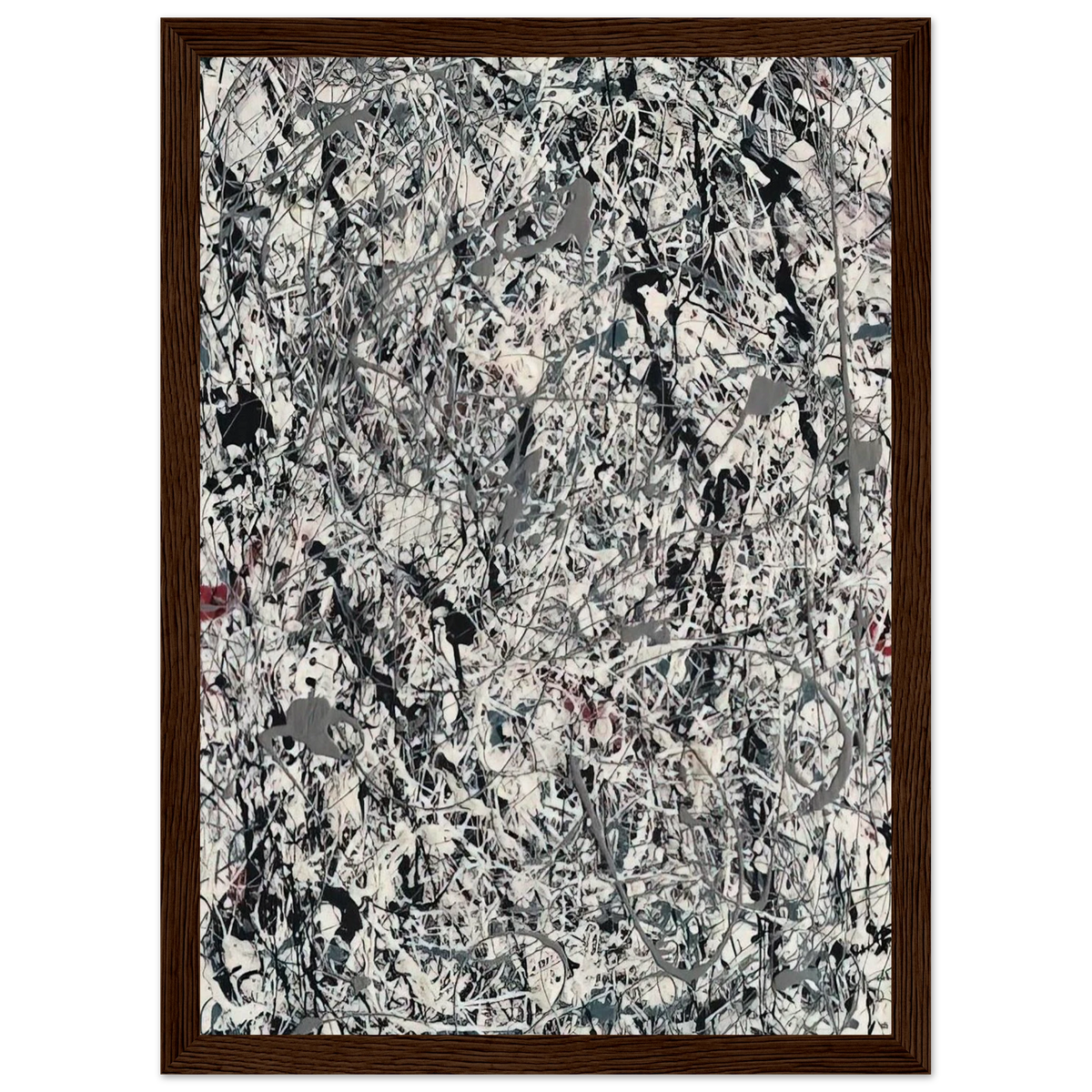 NUMBER 19 1948 Framed Poster | Jackson Pollock Framed Prints Wall Art | Jackson Pollock Store