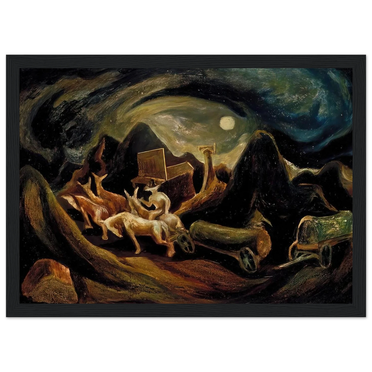 GOING WEST 1935 1 Framed Poster | Jackson Pollock Framed Prints Wall Art | Jackson Pollock Store