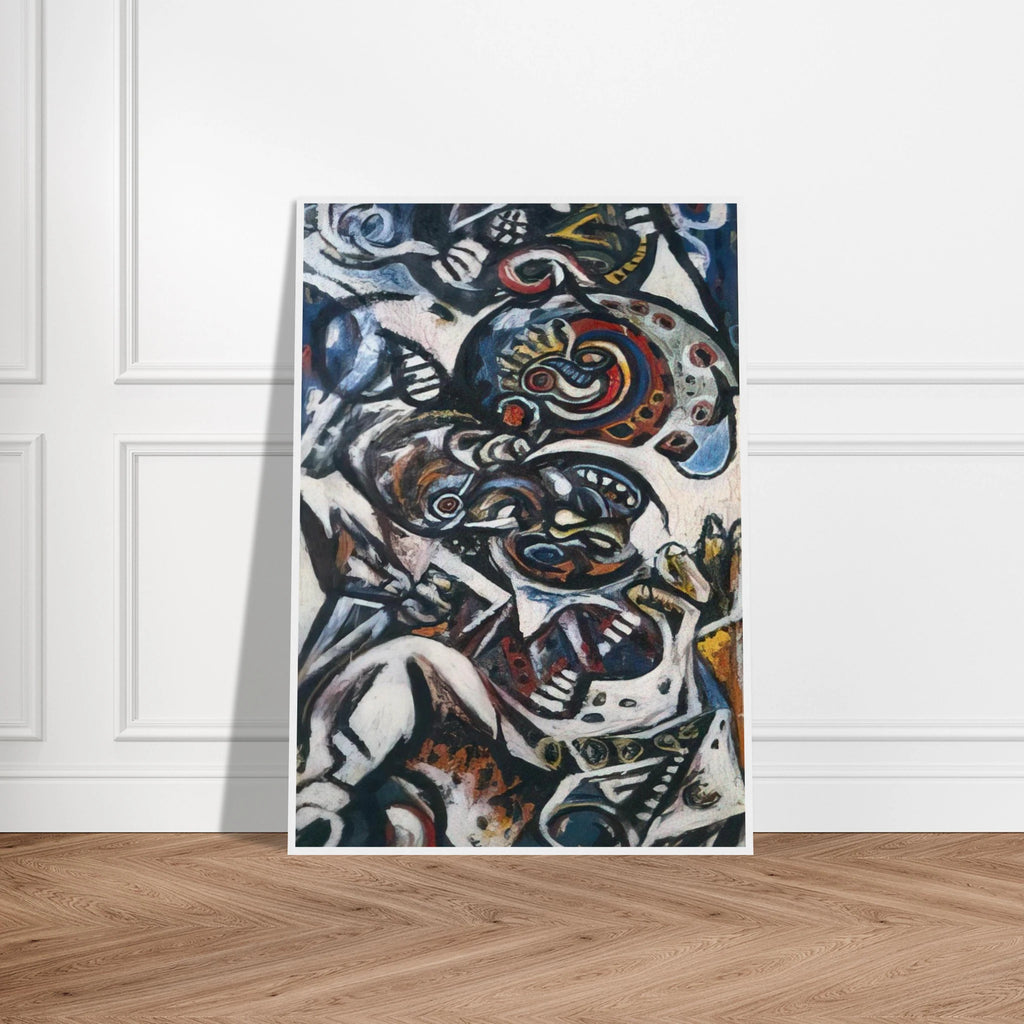 BIRTH Framed Poster | Jackson Pollock Framed Prints Wall Art | Jackson Pollock Store