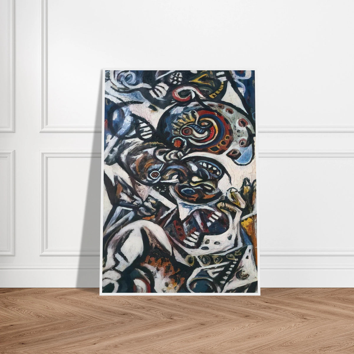BIRTH Framed Poster | Jackson Pollock Framed Prints Wall Art | Jackson Pollock Store