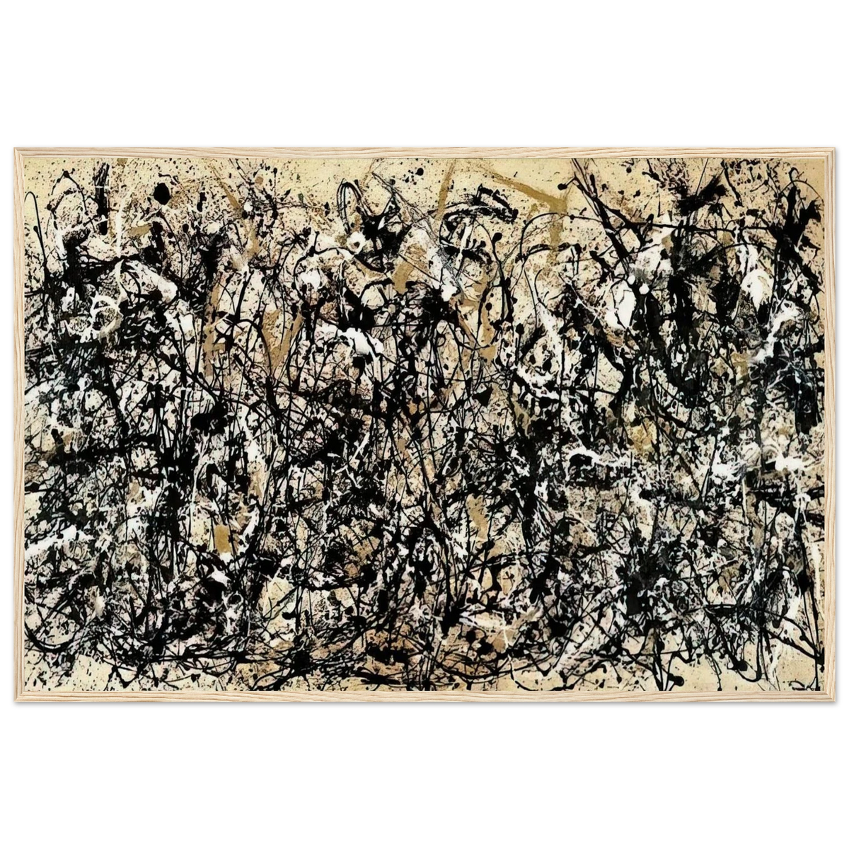 NOT_DETECTED_185311 Framed Poster | Jackson Pollock Framed Prints Wall Art | Jackson Pollock Store