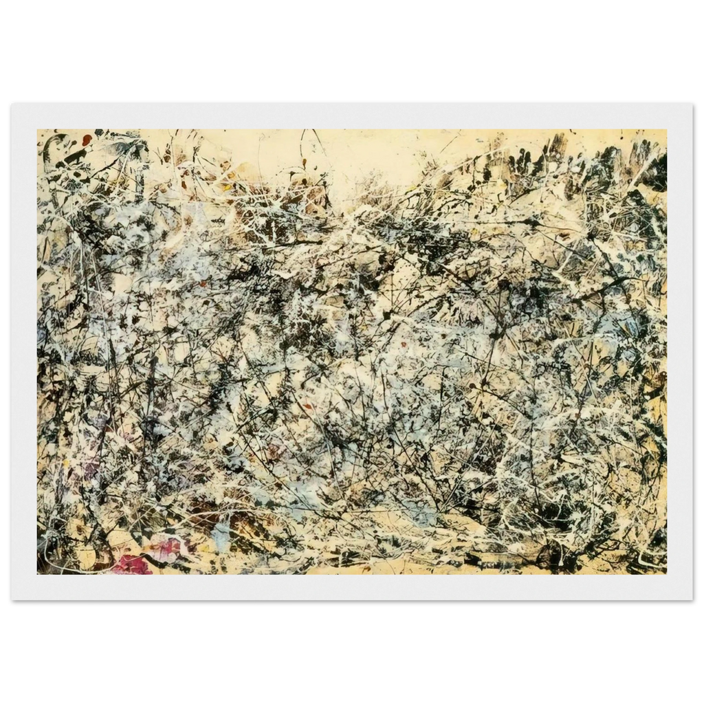 NO 1 1948 Framed Poster | Jackson Pollock Framed Prints Wall Art | Jackson Pollock Store