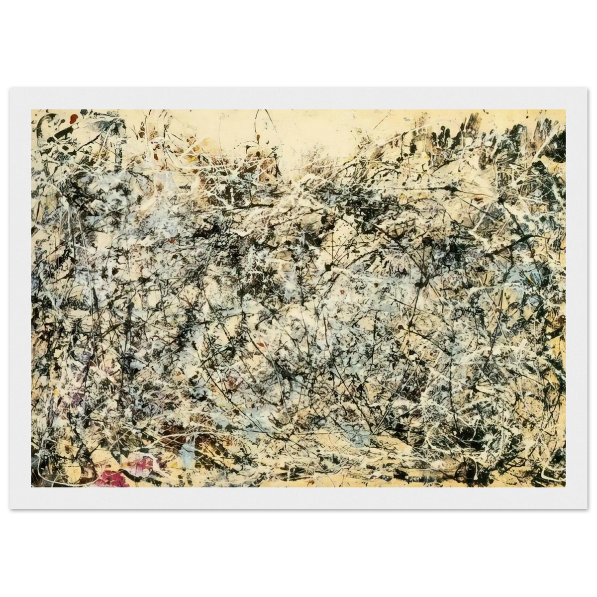 NO 1 1948 Framed Poster | Jackson Pollock Framed Prints Wall Art | Jackson Pollock Store