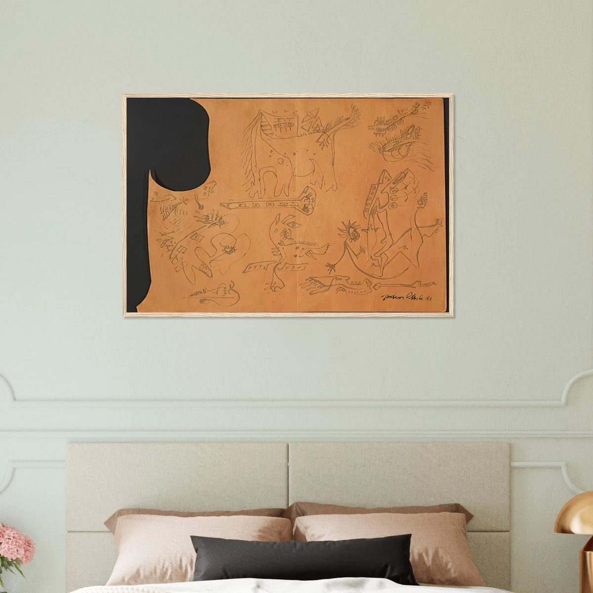 UNTITLED 4 Framed Poster | Jackson Pollock Framed Prints Wall Art | Jackson Pollock Store