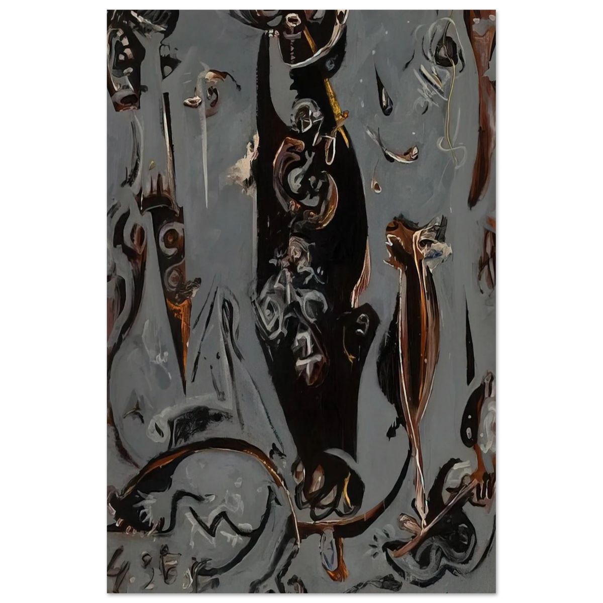 TOTEM LESSON 2 1945 Poster | Jackson Pollock Poster | Jackson Pollock Store
