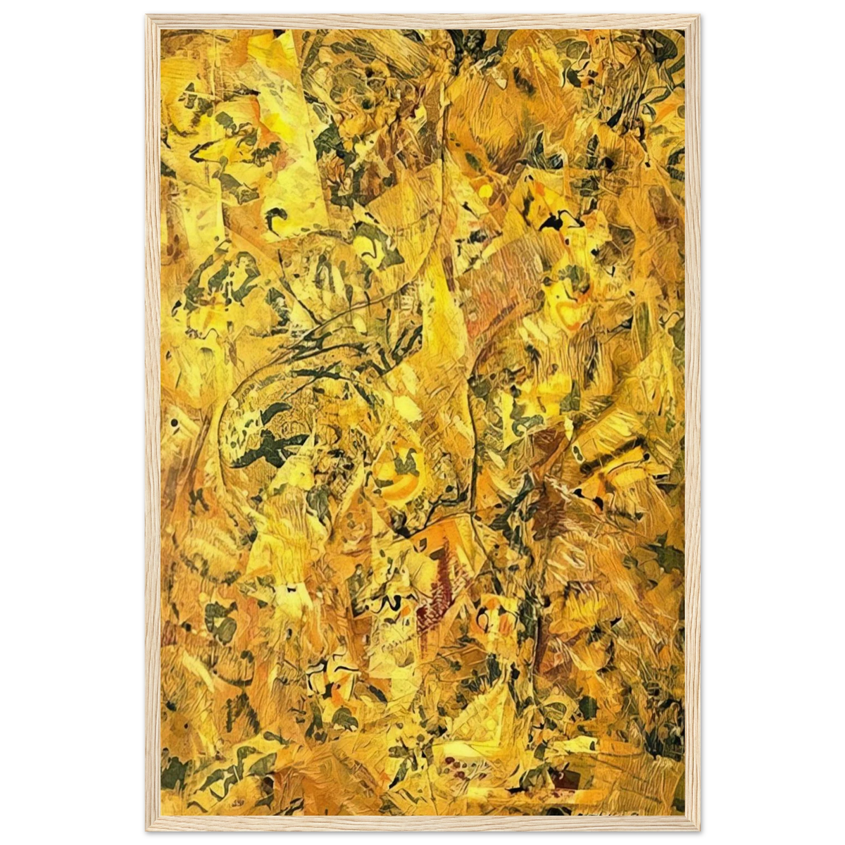 NUMBER 2 Framed Poster | Jackson Pollock Framed Prints Wall Art | Jackson Pollock Store