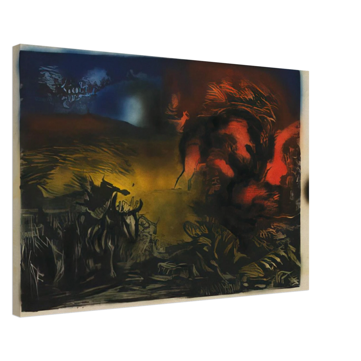 LANDSCAPE WITH STEER 1937 Canvas | Jackson Pollock Canvas | Jackson Pollock Store