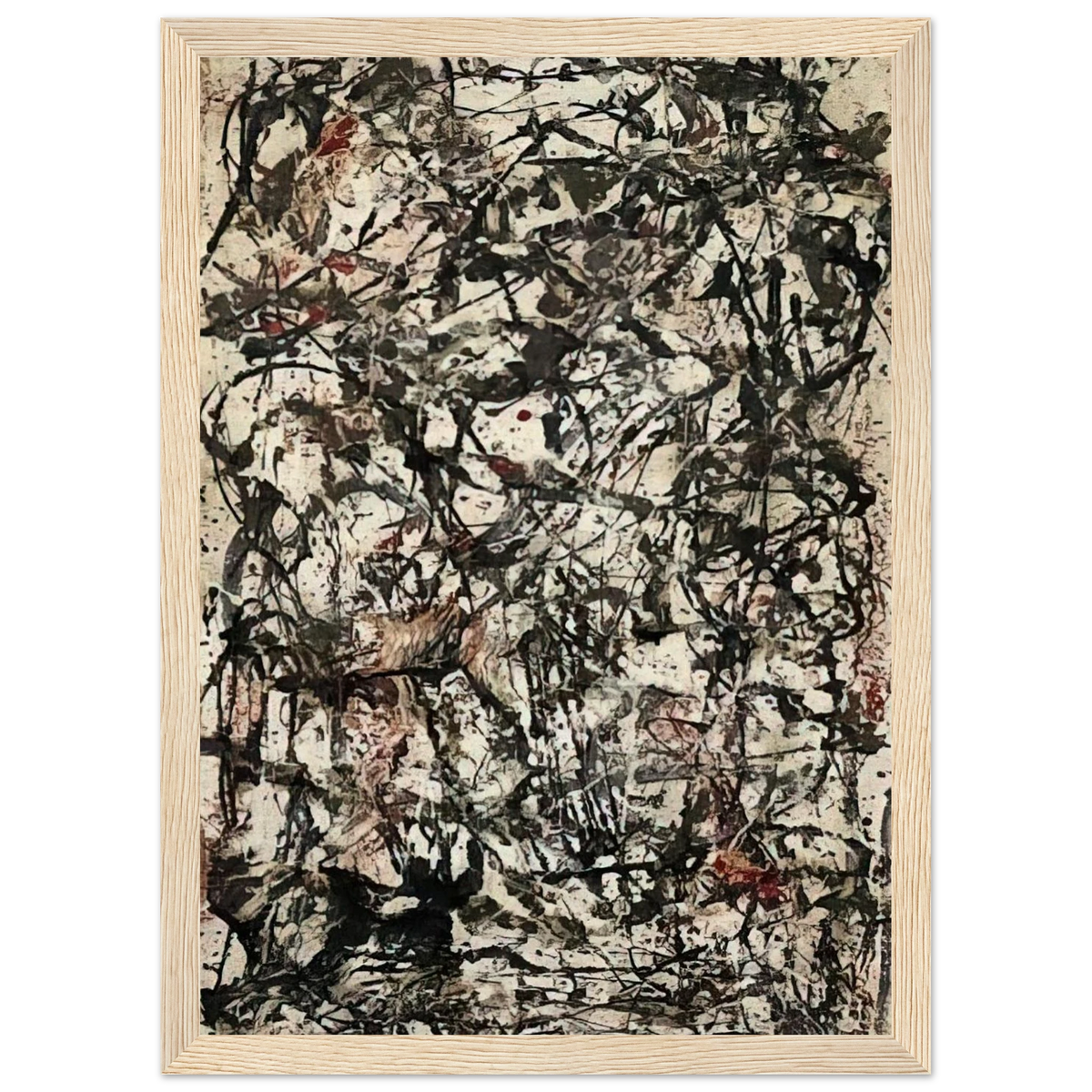 ENCHANTED FOREST 1947 Framed Poster | Jackson Pollock Framed Prints Wall Art | Jackson Pollock Store