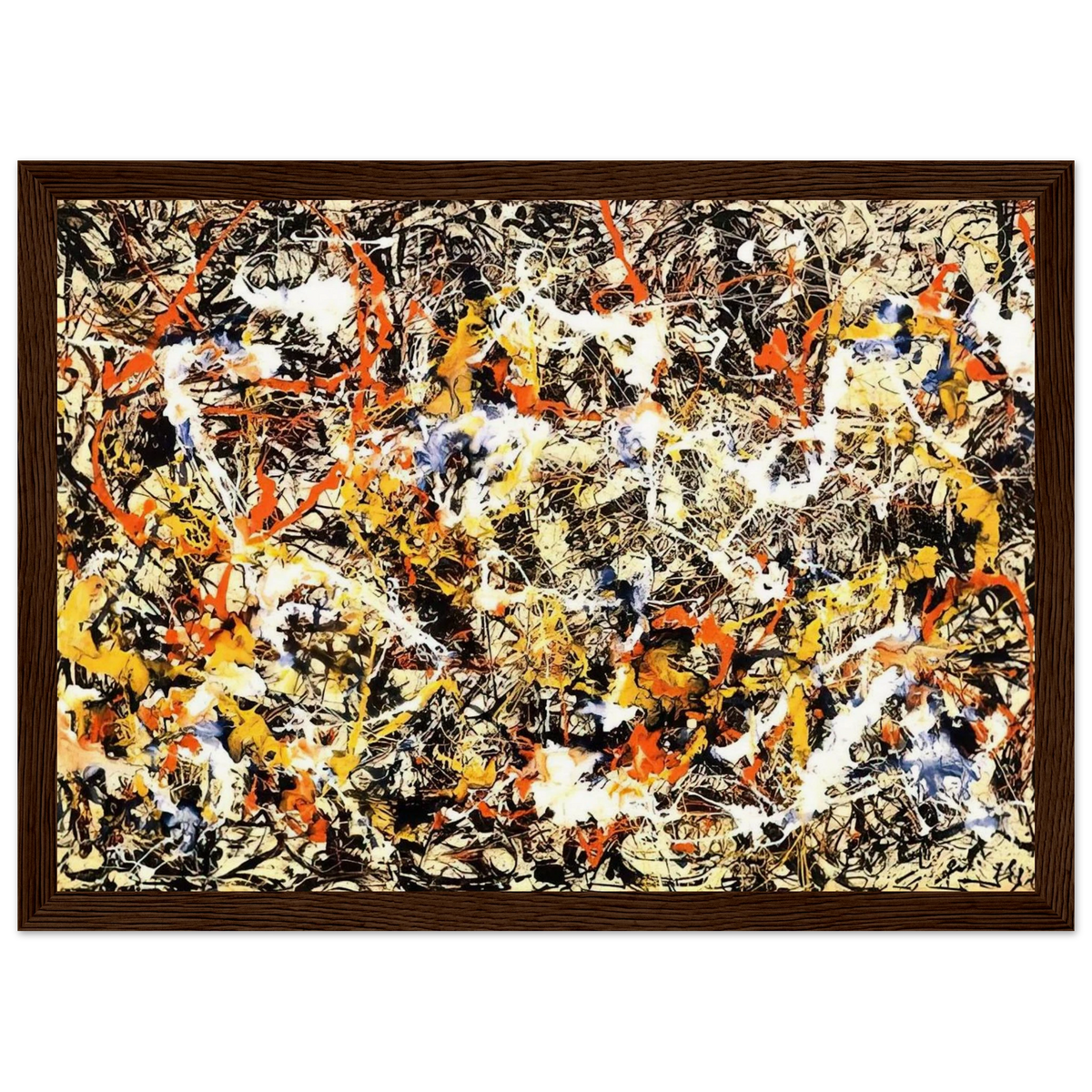 CONVERGENCE 1952 Framed Poster | Jackson Pollock Framed Prints Wall Art | Jackson Pollock Store