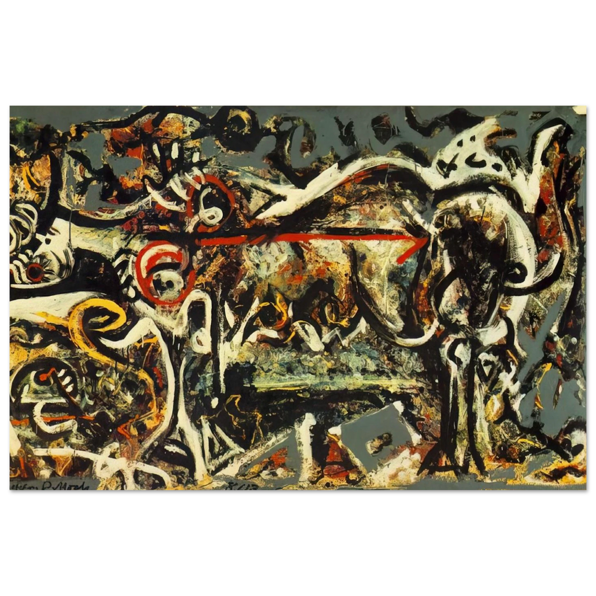 THE SHE WOLF Poster | Jackson Pollock Poster | Jackson Pollock Store
