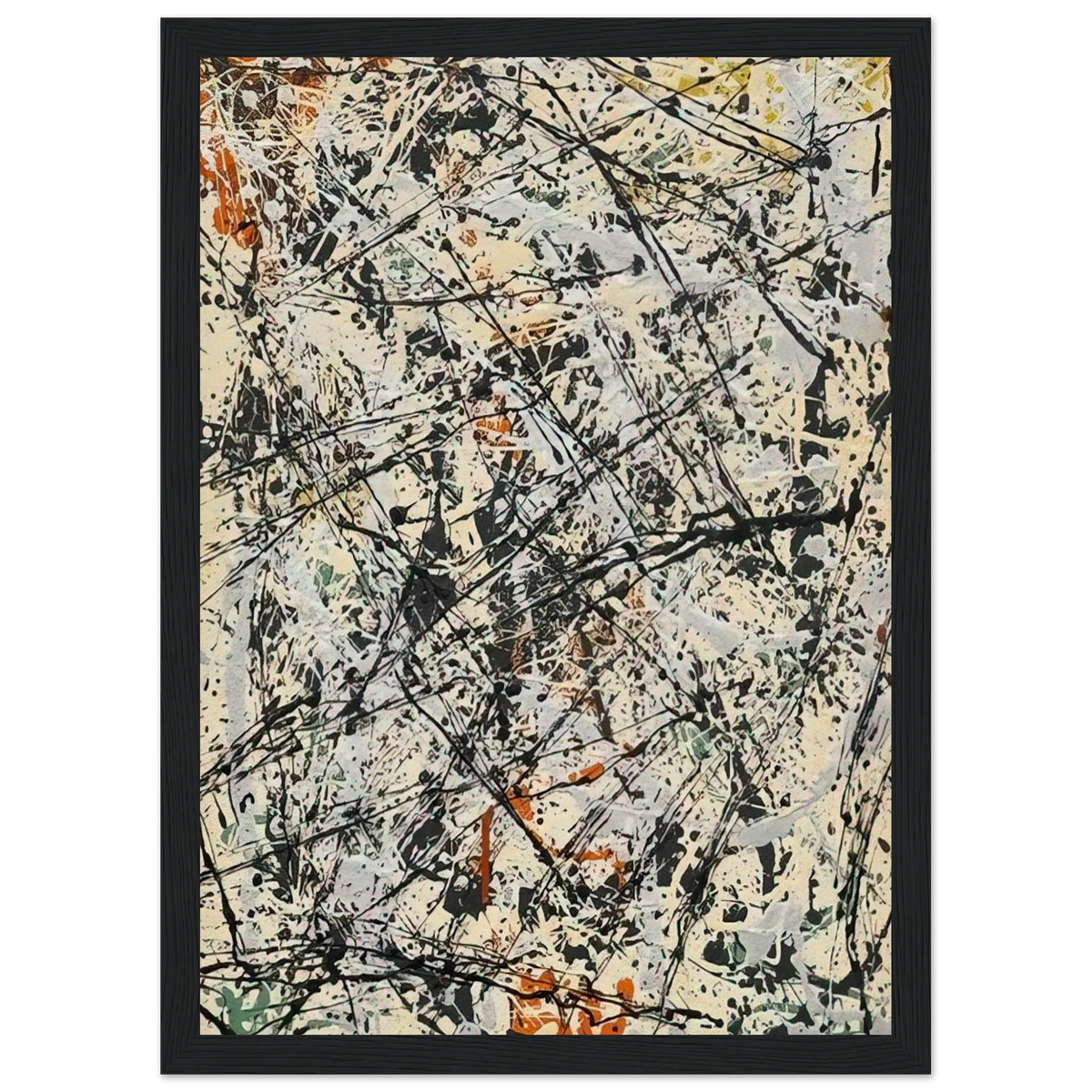 NUMBER 32 1947 Framed Poster | Jackson Pollock Framed Prints Wall Art | Jackson Pollock Store