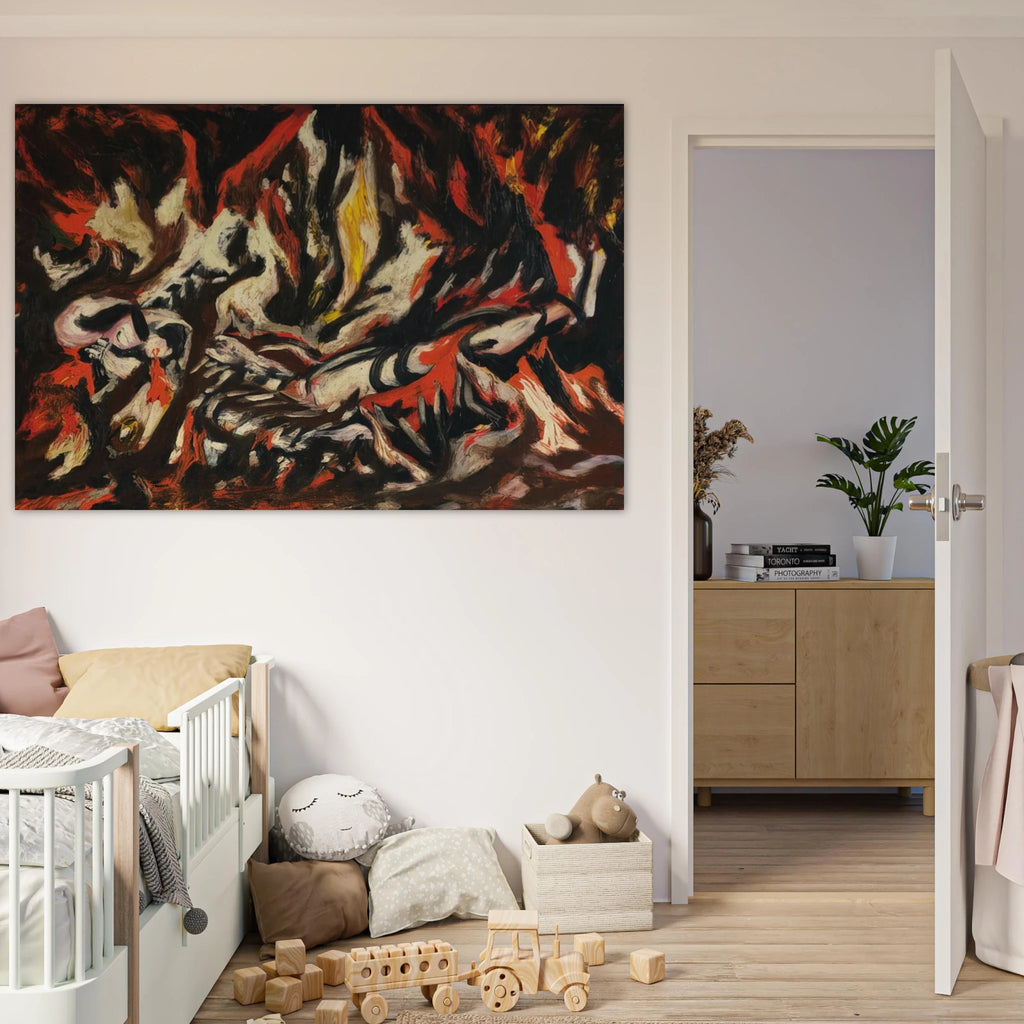 THE FLAME 1938 Poster | Jackson Pollock Poster | Jackson Pollock Store