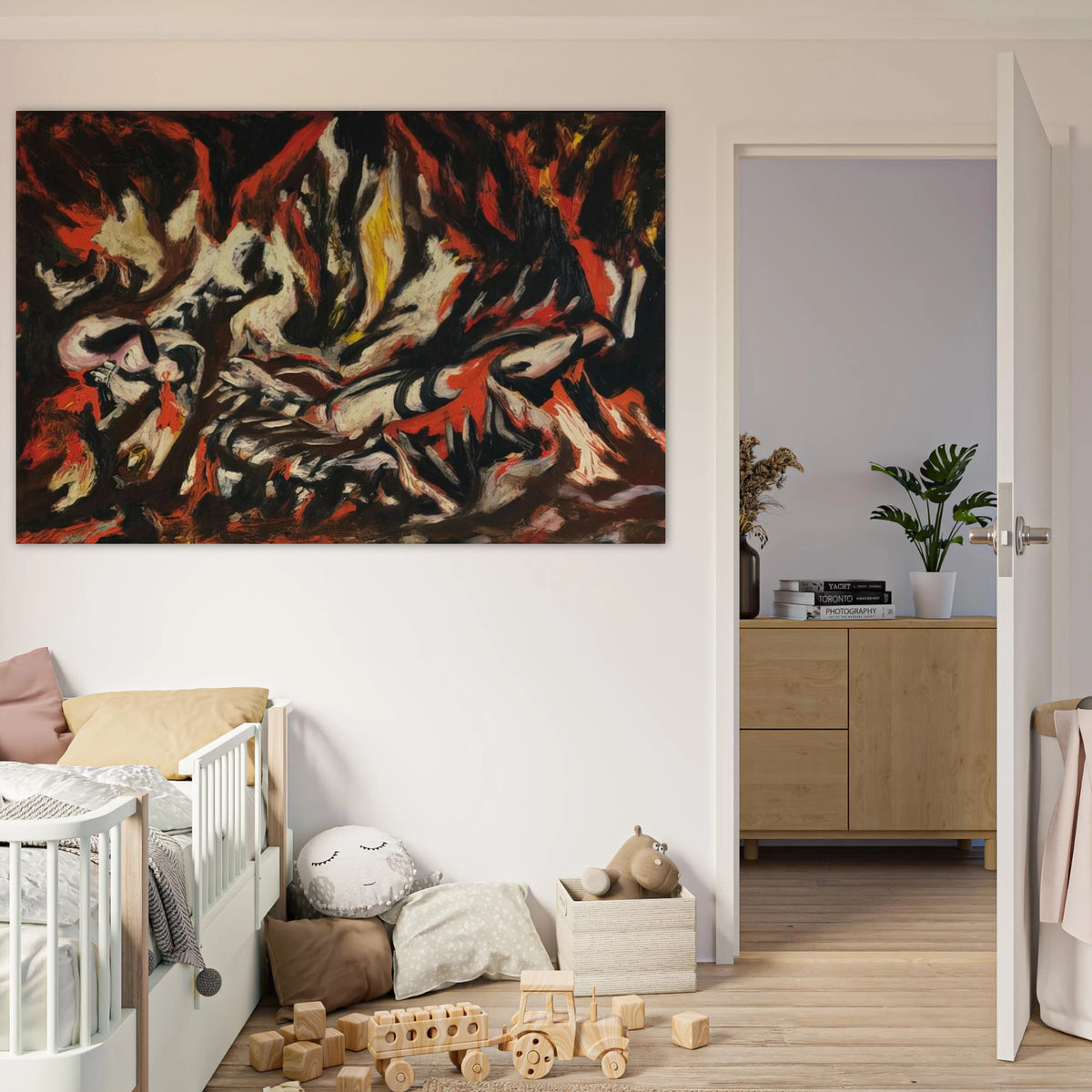 THE FLAME 1938 Poster | Jackson Pollock Poster | Jackson Pollock Store