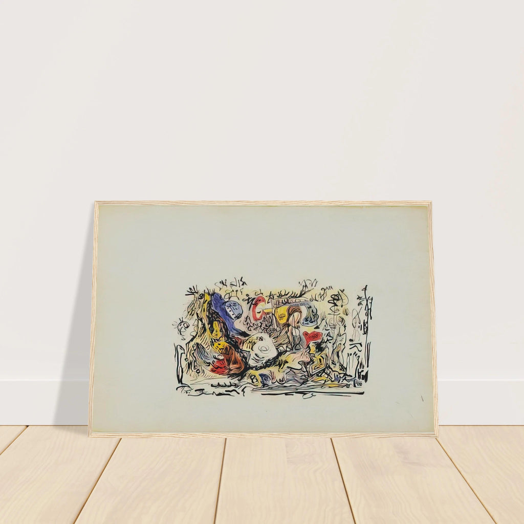 UNTITLED Framed Poster | Jackson Pollock Framed Prints Wall Art | Jackson Pollock Store