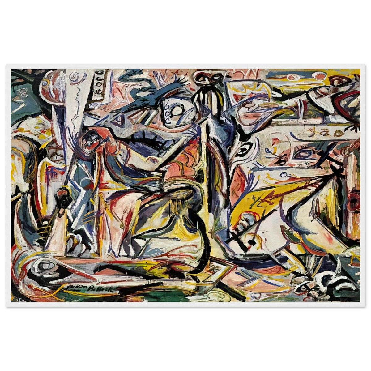 CIRCUMCISION JANUARY 1946 1 Framed Poster | Jackson Pollock Framed Prints Wall Art | Jackson Pollock Store