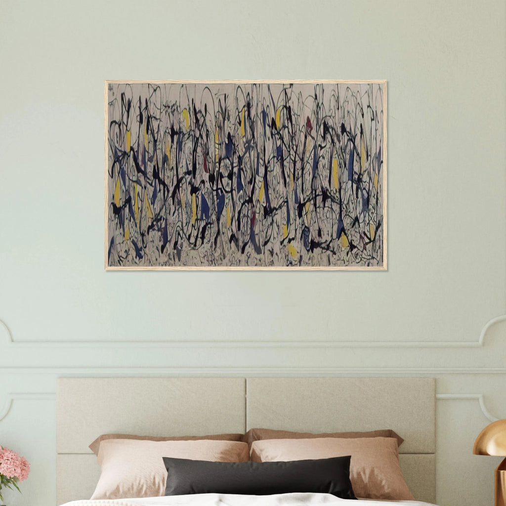 SUMMERTIME NUMBER 9A 1948 Framed Poster | Jackson Pollock Framed Prints Wall Art | Jackson Pollock Store