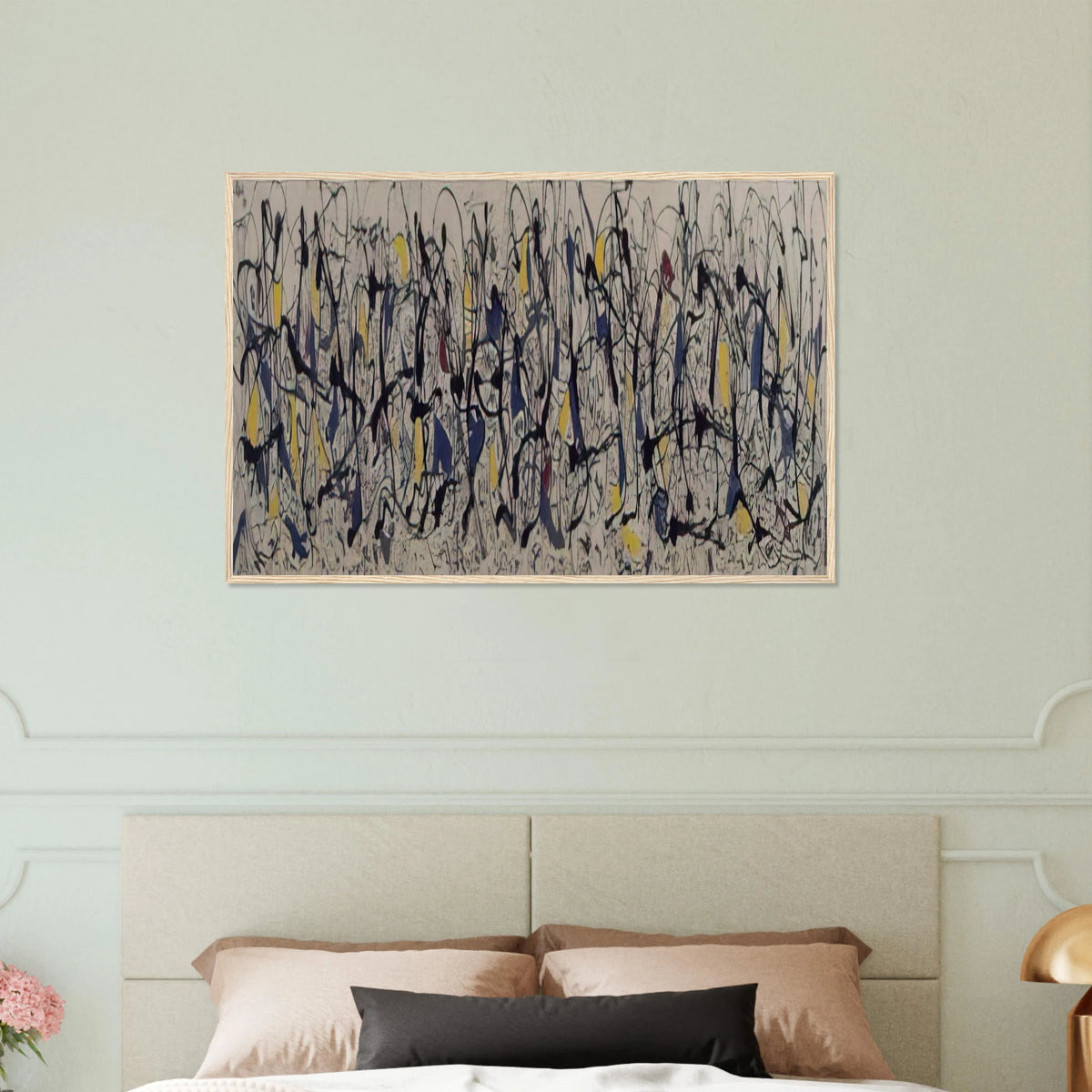 SUMMERTIME NUMBER 9A 1948 Framed Poster | Jackson Pollock Framed Prints Wall Art | Jackson Pollock Store