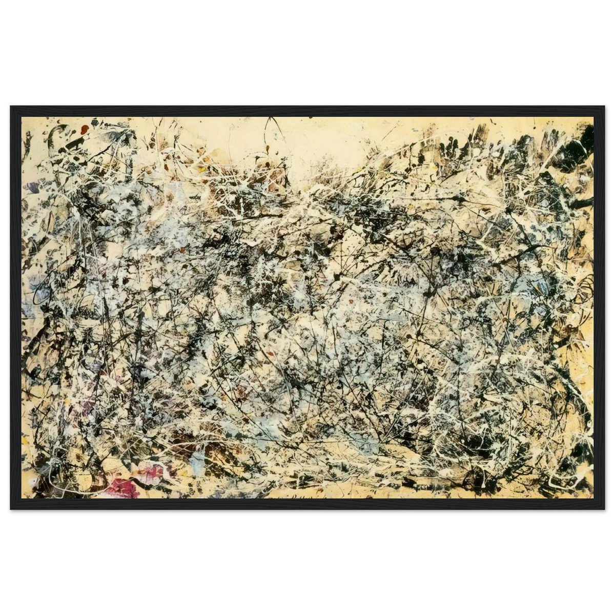 NO 1 1948 Framed Poster | Jackson Pollock Framed Prints Wall Art | Jackson Pollock Store