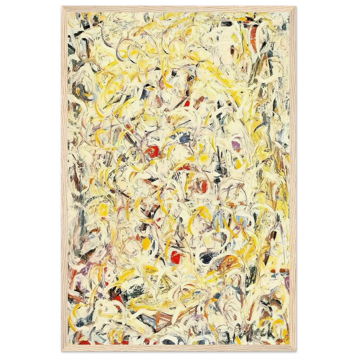 SHIMMERING SUBSTANCE 1946 1 Framed Poster | Jackson Pollock Framed Prints Wall Art | Jackson Pollock Store