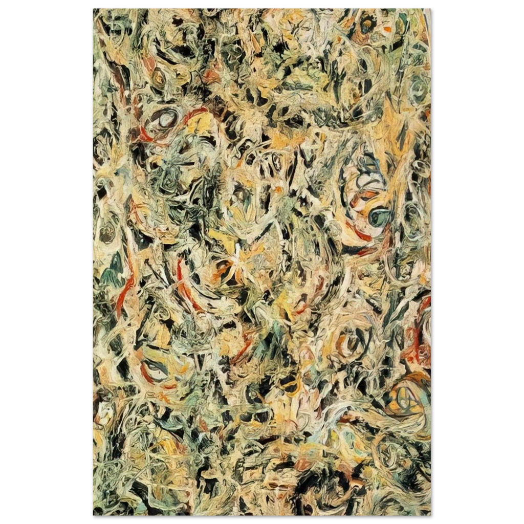 EYES IN THE HEAT 1946 Poster | Jackson Pollock Poster | Jackson Pollock Store