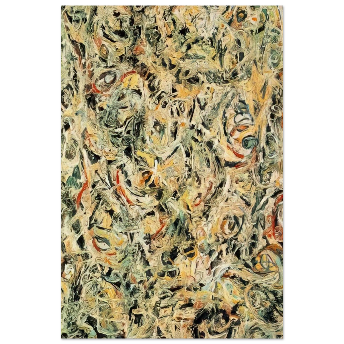 EYES IN THE HEAT 1946 Poster | Jackson Pollock Poster | Jackson Pollock Store