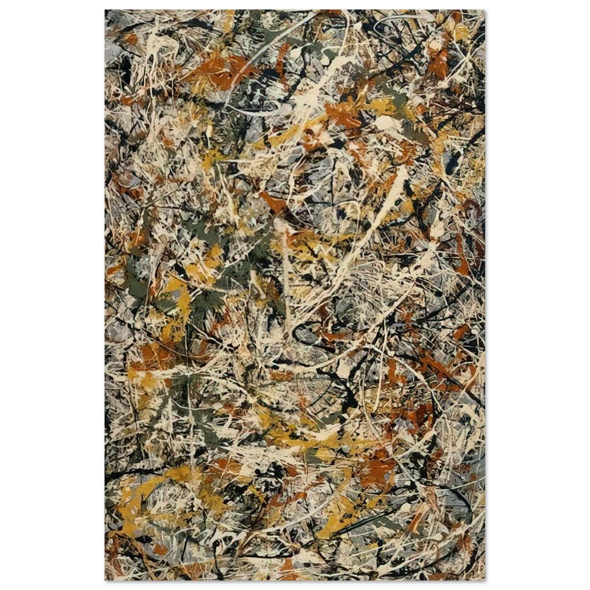 NUMBER 3 1 Poster | Jackson Pollock Poster | Jackson Pollock Store