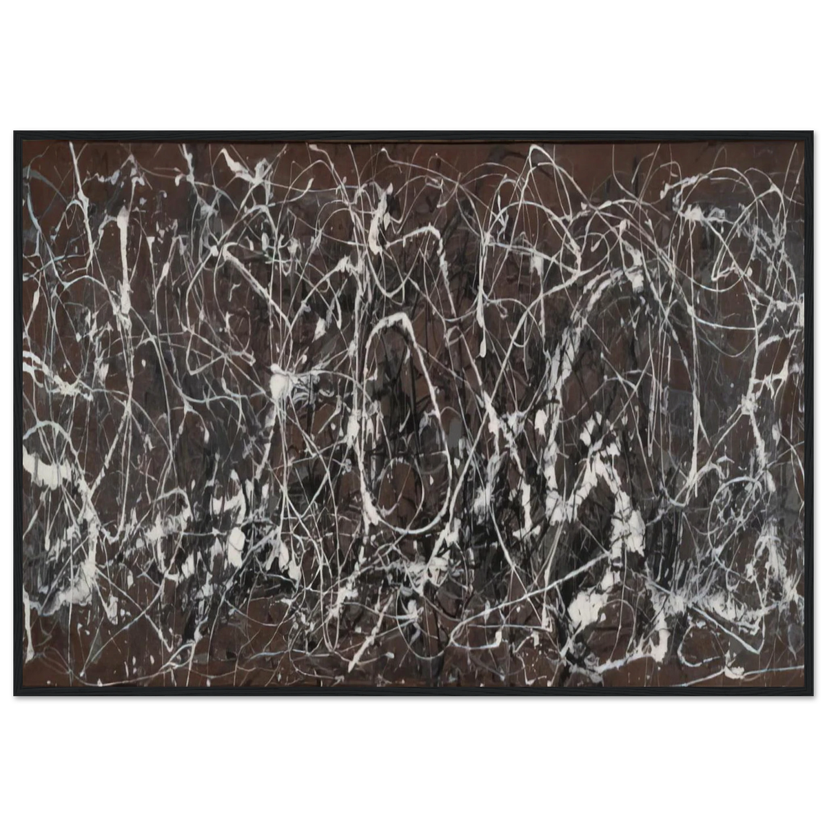 NUMBER 13A ARABESQUE 1948 Framed Poster | Jackson Pollock Framed Prints Wall Art | Jackson Pollock Store