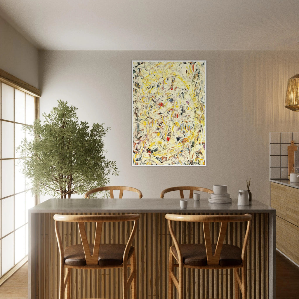 SHIMMERING SUBSTANCE 1946 1 Framed Poster | Jackson Pollock Framed Prints Wall Art | Jackson Pollock Store