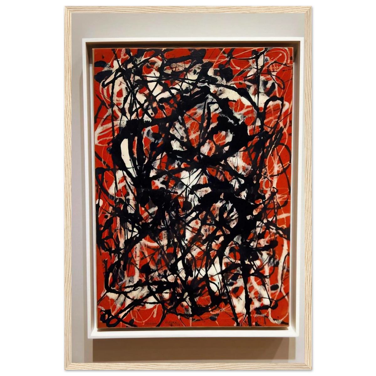 FREE FORM 1946 Framed Poster | Jackson Pollock Framed Prints Wall Art | Jackson Pollock Store