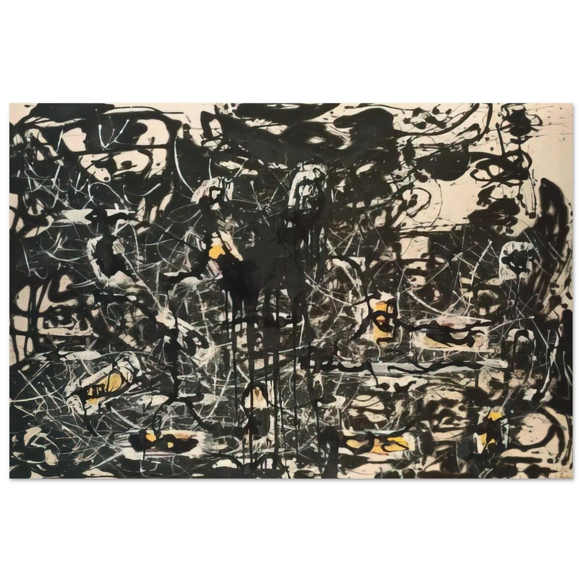 YELLOW ISLANDS Poster | Jackson Pollock Poster | Jackson Pollock Store