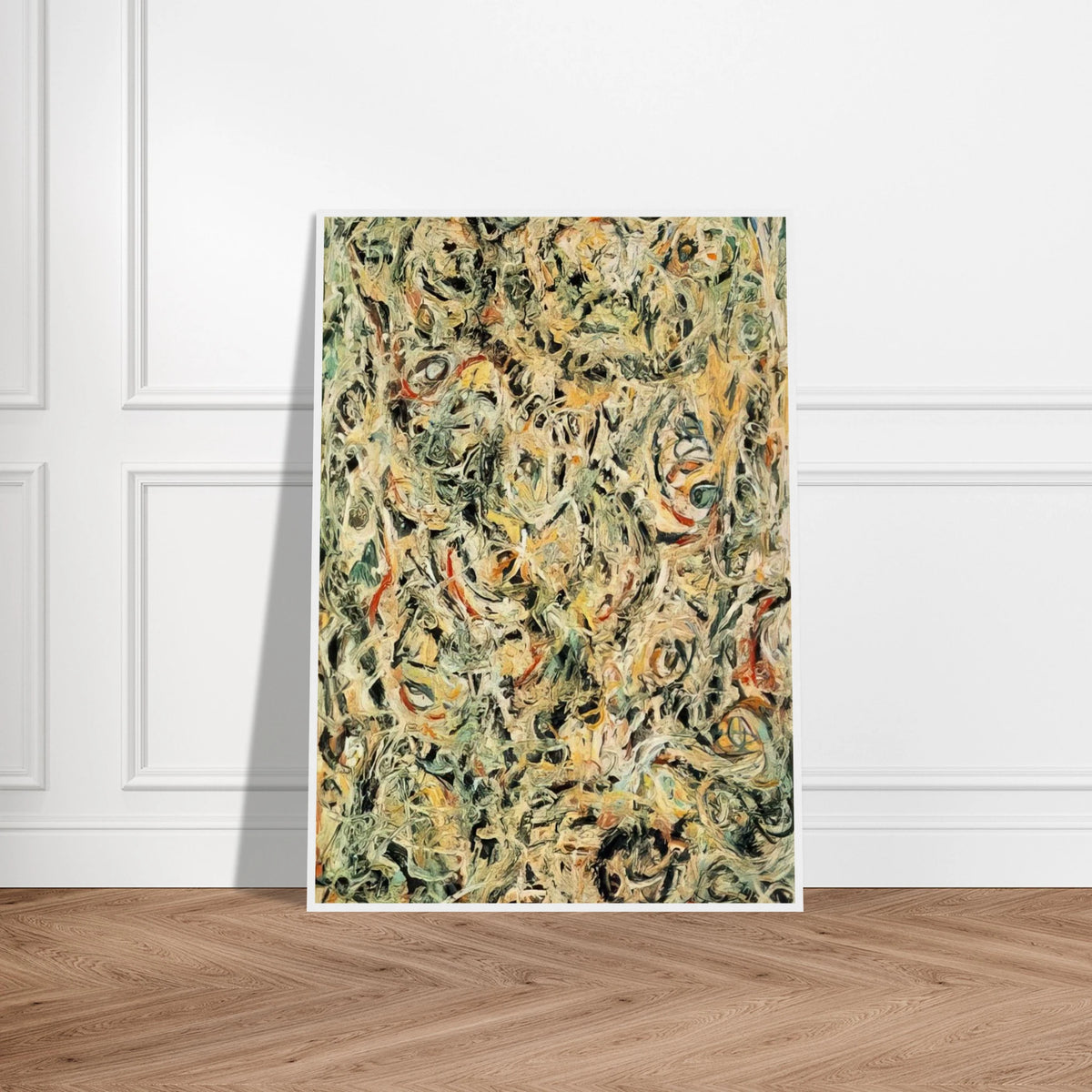 EYES IN THE HEAT 1946 Framed Poster | Jackson Pollock Framed Prints Wall Art | Jackson Pollock Store