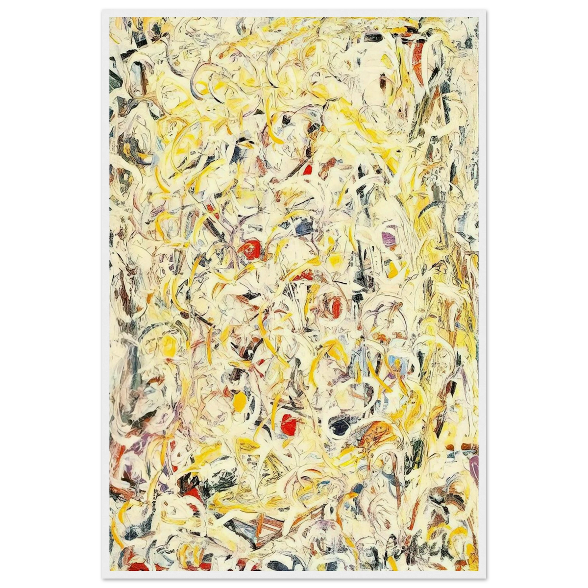 SHIMMERING SUBSTANCE 1946 1 Framed Poster | Jackson Pollock Framed Prints Wall Art | Jackson Pollock Store