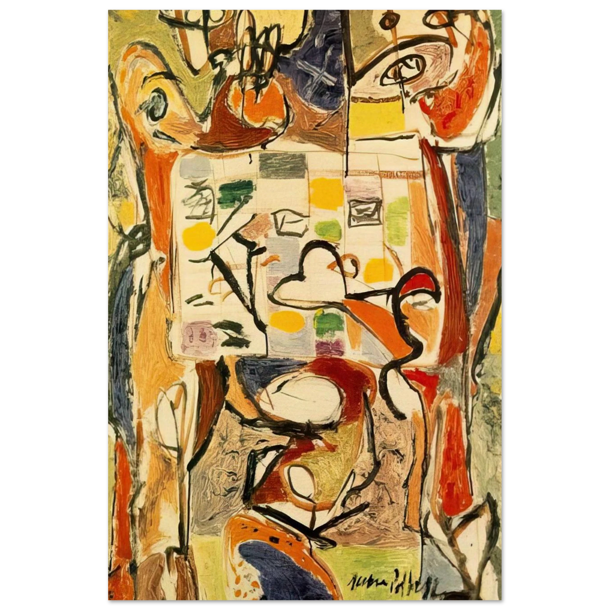 THE TEA CUP Poster | Jackson Pollock Poster | Jackson Pollock Store